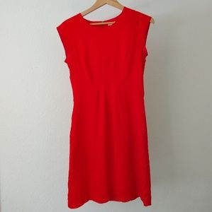 FOSSIL red sheath dress